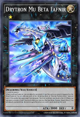 Drytron Mu Beta Fafnir Yu-Gi-Oh card