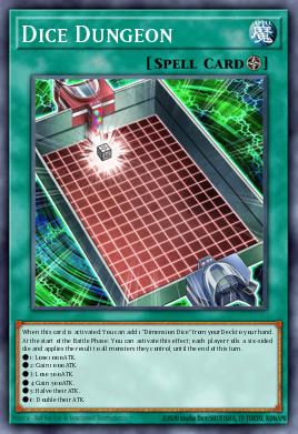 Dice Dungeon Yu-Gi-Oh card