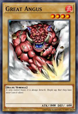 Great Angus Yu-Gi-Oh card