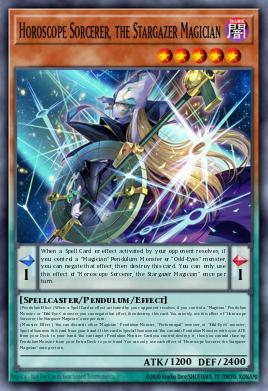 Horoscope Sorcerer, the Stargazer Magician Yu-Gi-Oh card