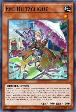 Emi Blitzclique Yu-Gi-Oh card