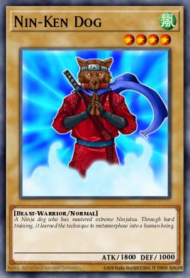 Nin-Ken Dog Yu-Gi-Oh card