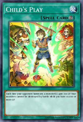 Child's Play Yu-Gi-Oh card