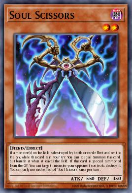 Soul Scissors Yu-Gi-Oh card