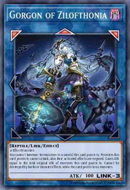 Gorgon of Zilofthonia Yu-Gi-Oh card