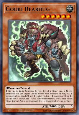 Gouki Bearhug Yu-Gi-Oh card