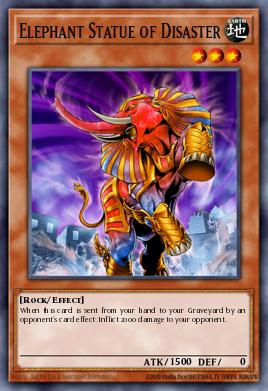 Elephant Statue of Disaster Yu-Gi-Oh card