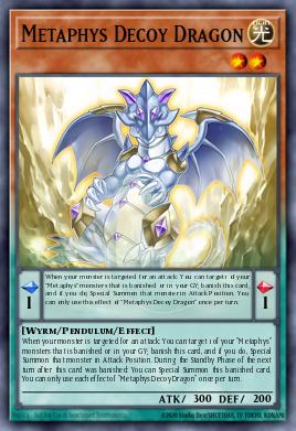 Metaphys Decoy Dragon Yu-Gi-Oh card