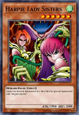 Harpie Lady Sisters Yu-Gi-Oh card