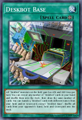 Deskbot Base Yu-Gi-Oh card