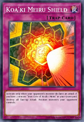 Koa'ki Meiru Shield Yu-Gi-Oh card