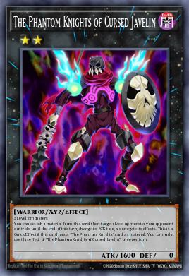 The Phantom Knights of Cursed Javelin Yu-Gi-Oh card