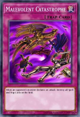 Malevolent Catastrophe Yu-Gi-Oh card