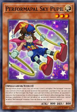 Performapal Sky Pupil Yu-Gi-Oh card