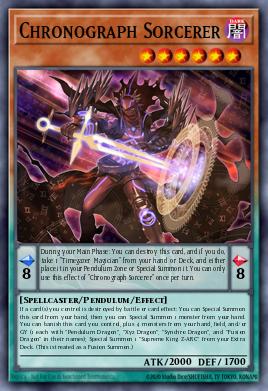 Chronograph Sorcerer Yu-Gi-Oh card