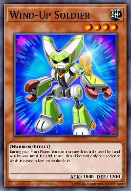 Wind-Up Soldier Yu-Gi-Oh card