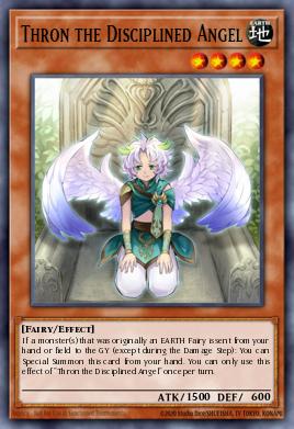 Thron the Disciplined Angel Yu-Gi-Oh card