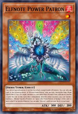 Elfnote Power Patron Yu-Gi-Oh card