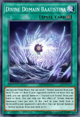 Divine Domain Baatistina Yu-Gi-Oh card