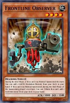 Frontline Observer Yu-Gi-Oh card