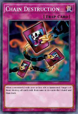 Chain Destruction Yu-Gi-Oh card