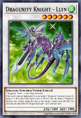 Dragunity Knight - Luin Yu-Gi-Oh card