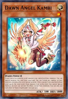 Dawn Angel Kambi Yu-Gi-Oh card