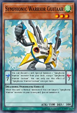 Symphonic Warrior Guitaar Yu-Gi-Oh card