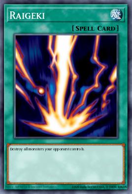 Raigeki Yu-Gi-Oh card