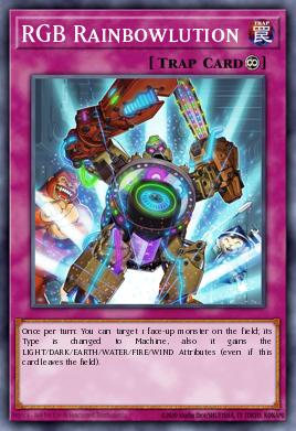 RGB Rainbowlution Yu-Gi-Oh card
