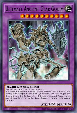 Ultimate Ancient Gear Golem Yu-Gi-Oh card