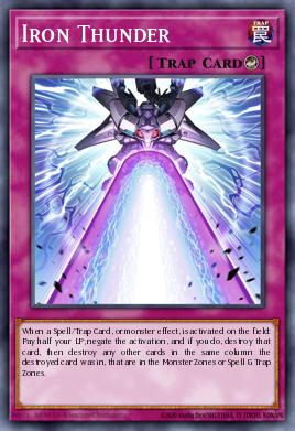 Iron Thunder Yu-Gi-Oh card