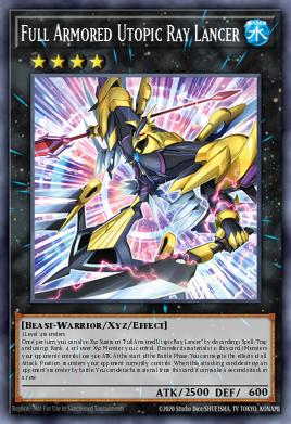 Full Armored Utopic Ray Lancer Yu-Gi-Oh card