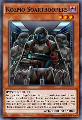 Kozmo Soartroopers Yu-Gi-Oh card