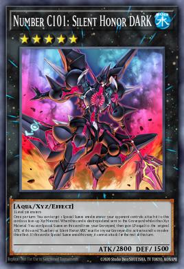 Number C101: Silent Honor DARK Yu-Gi-Oh card