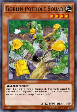 Goblin Pothole Squad Yu-Gi-Oh card