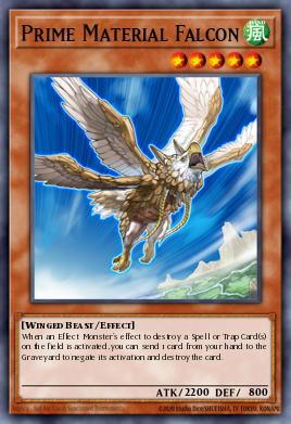 Prime Material Falcon Yu-Gi-Oh card