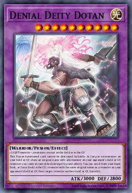 Denial Deity Dotan Yu-Gi-Oh card