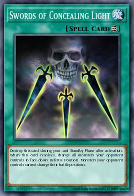 Swords of Concealing Light Yu-Gi-Oh card