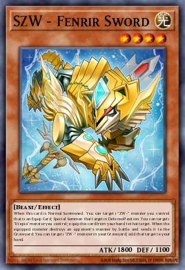 SZW - Fenrir Sword Yu-Gi-Oh card