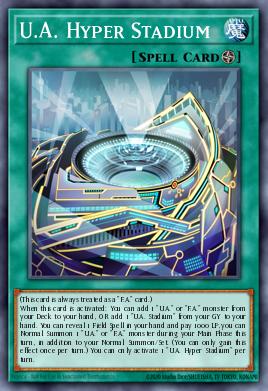 U.A. Hyper Stadium Yu-Gi-Oh card