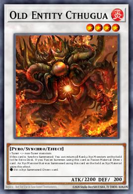 Old Entity Cthugua Yu-Gi-Oh card