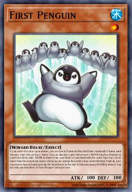 First Penguin Yu-Gi-Oh card