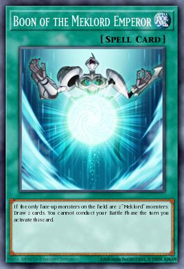 Boon of the Meklord Emperor Yu-Gi-Oh card