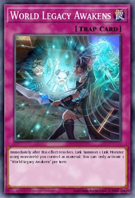 World Legacy Awakens Yu-Gi-Oh card