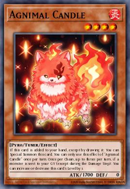 Agnimal Candle Yu-Gi-Oh card