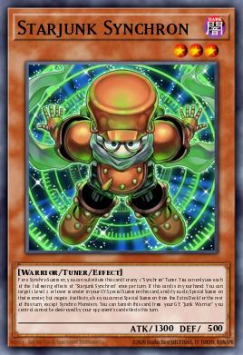 Starjunk Synchron Yu-Gi-Oh card