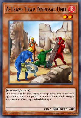 A-Team: Trap Disposal Unit Yu-Gi-Oh card