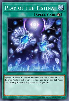 Play of the Tistina Yu-Gi-Oh card