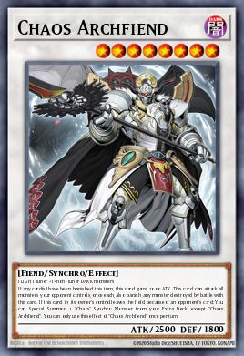 Chaos Archfiend Yu-Gi-Oh card